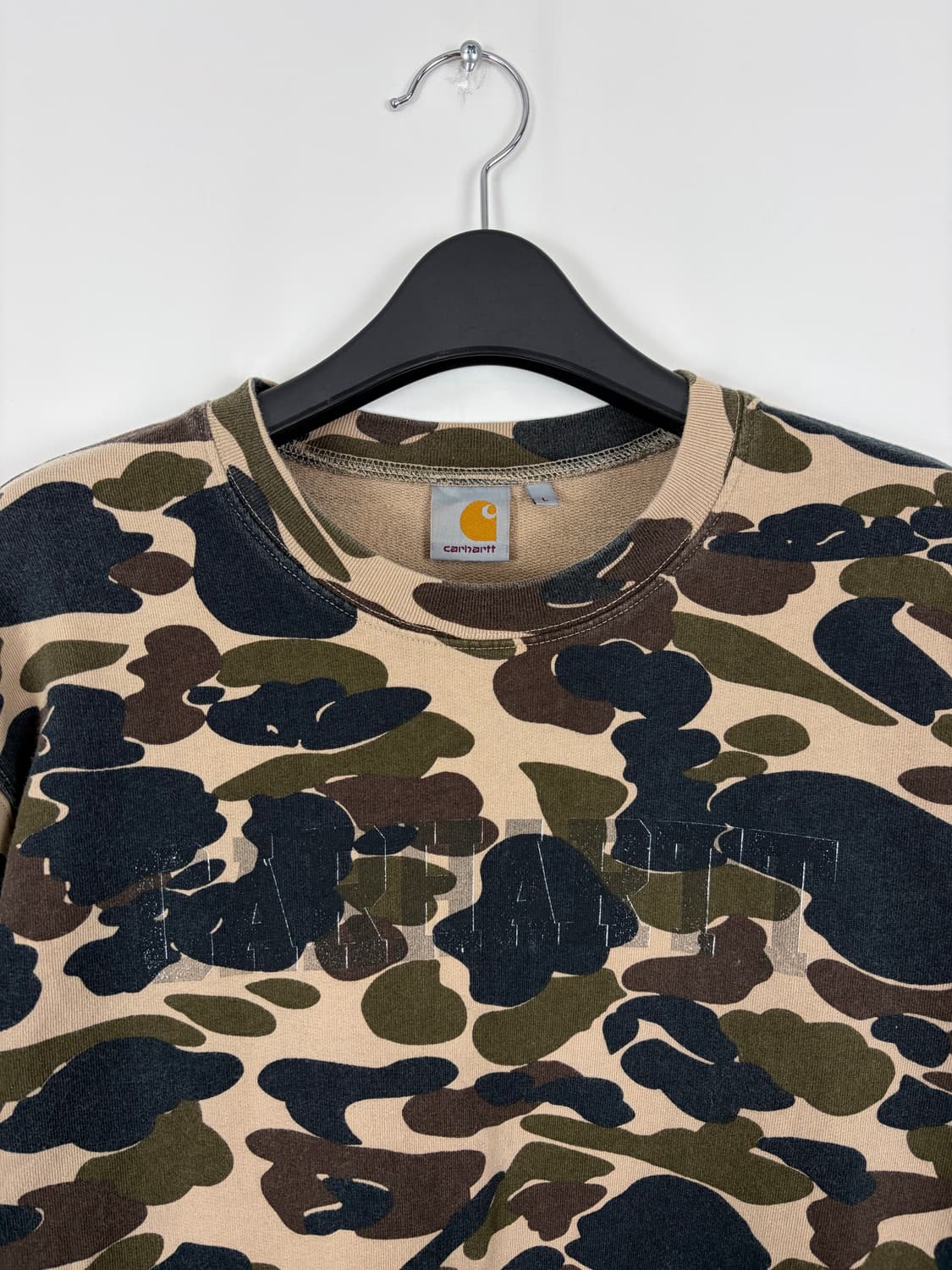 a104) 칼하트 카모 맨투맨 상품이미지2
