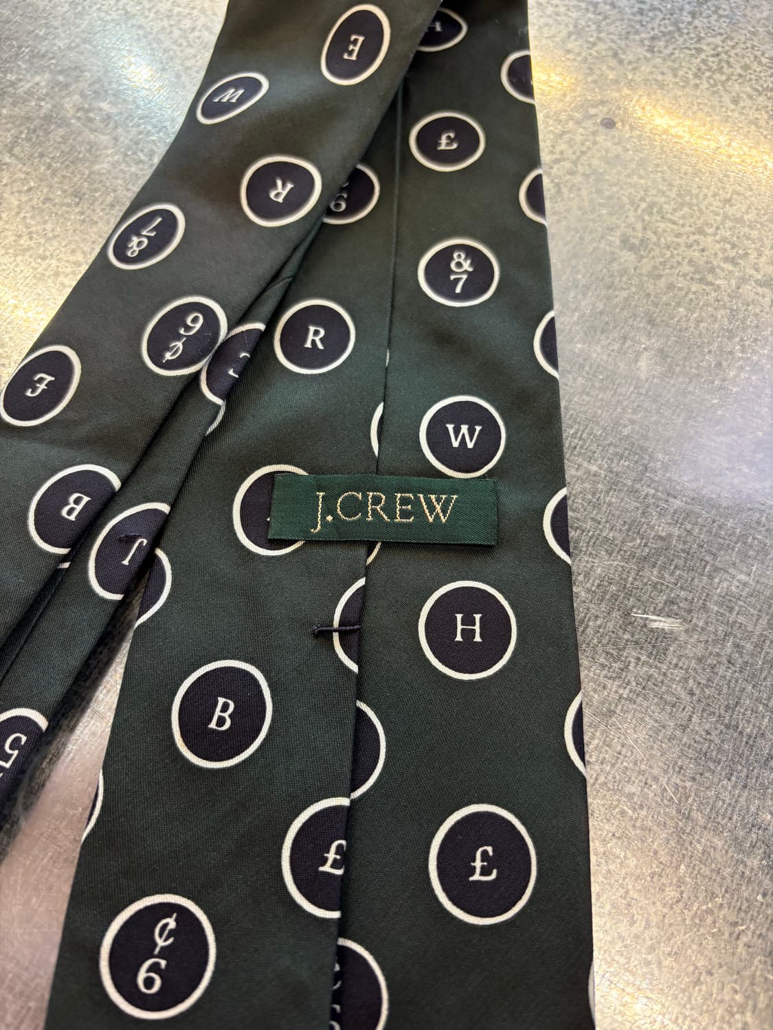 J crew  미국 생산 실크 넥타이 상품이미지2