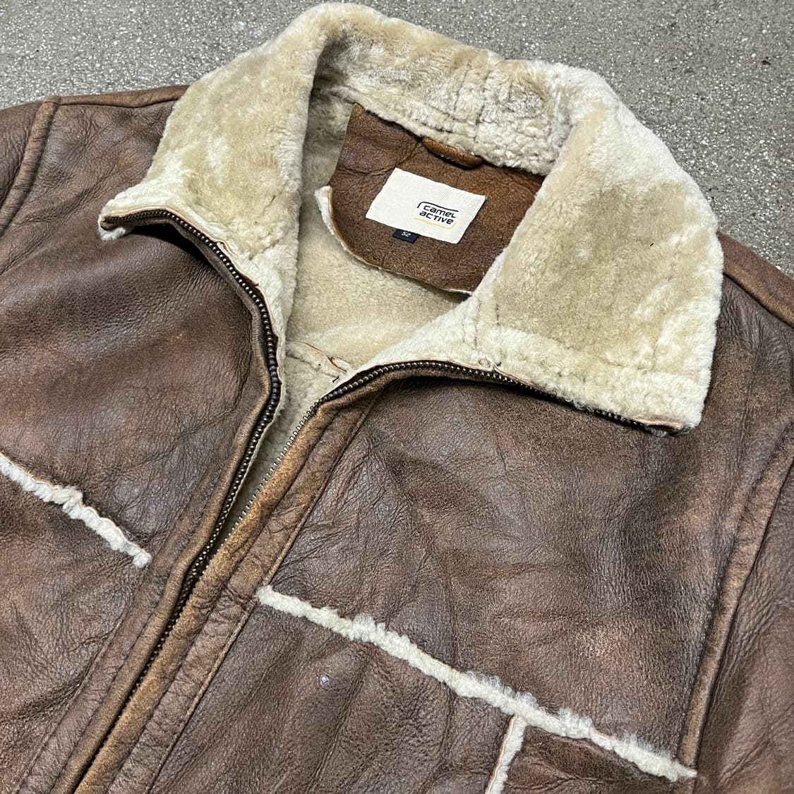 카멜 액티브 싱글 양가죽 무스탕 (105) 상품이미지6