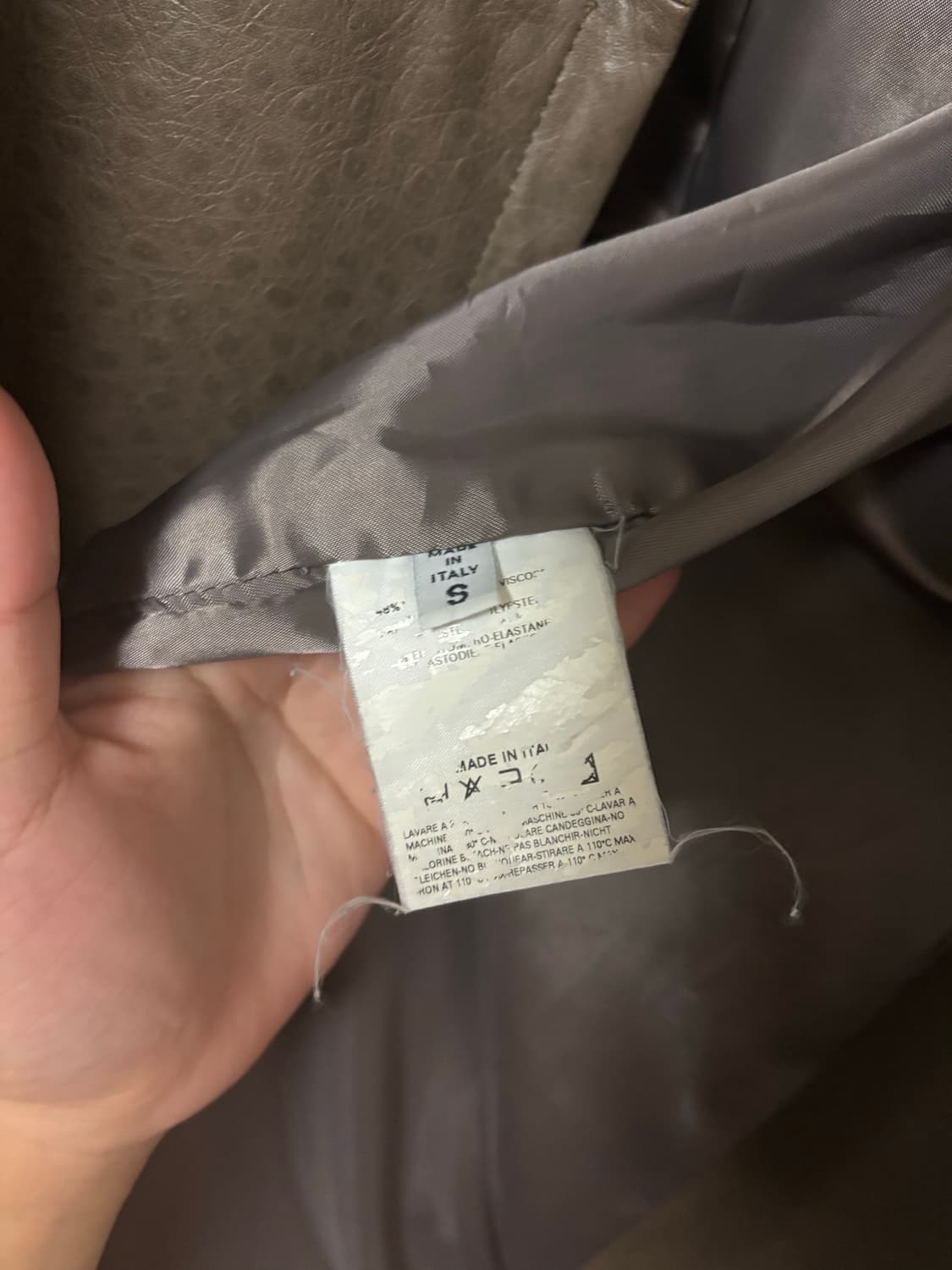 아티저널 or 런웨이 메종 마르지엘라 레더 코트 자켓 상품이미지5