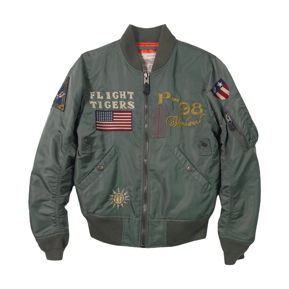 XTONZ Flight Tigers MA1 항공자켓 XS 상품이미지1