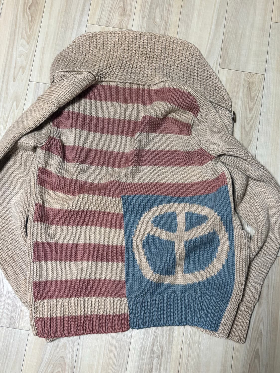 비즈빔 Visvim 성조기 니트 가디건 1 상품이미지6
