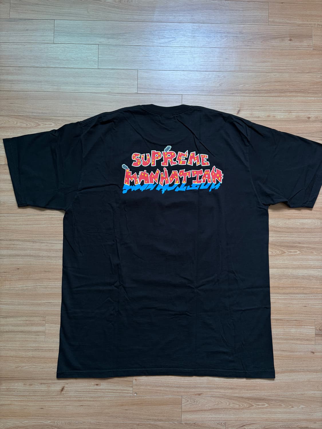 [XL] 슈프림 맨하탄 티셔츠 블랙 상품이미지2