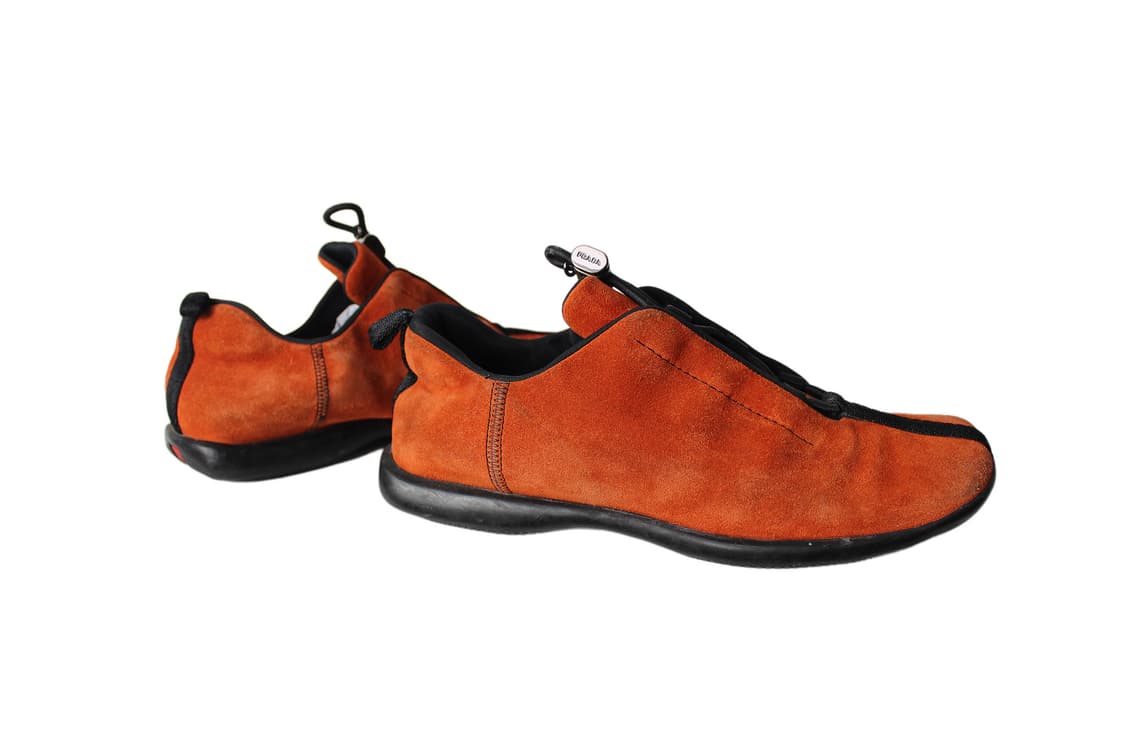 2000s Prada Sport 프라다 스포츠 스웨이드 러버솔 슈즈 상품이미지8