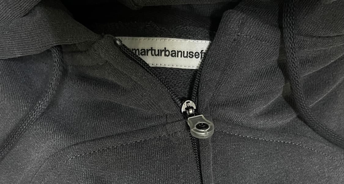 suu / 코이세이오 후드집업 블랙 상품이미지2