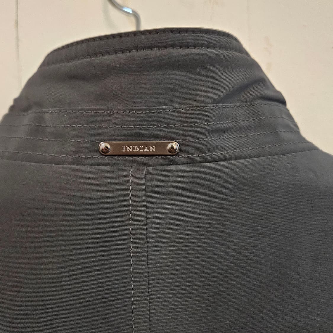 110(2XL)/실측100(L)인디안 남성 블랙 스탠드 칼라 자켓 상품이미지7