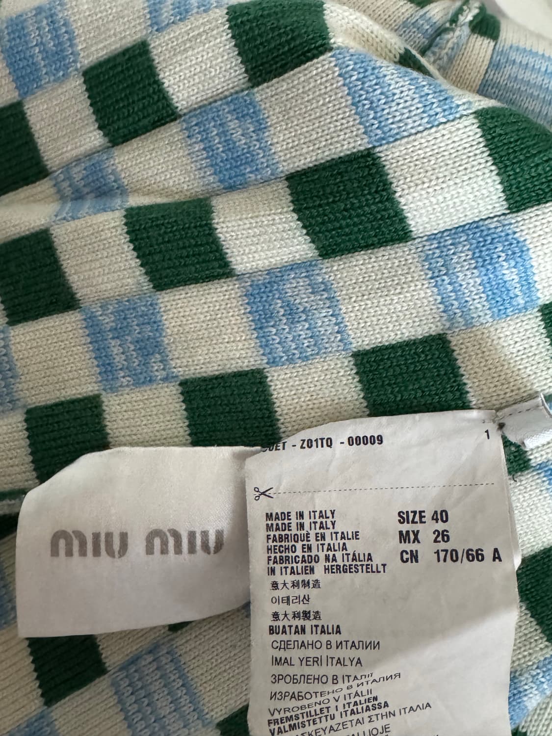 miu miu wool skirt 상품이미지4