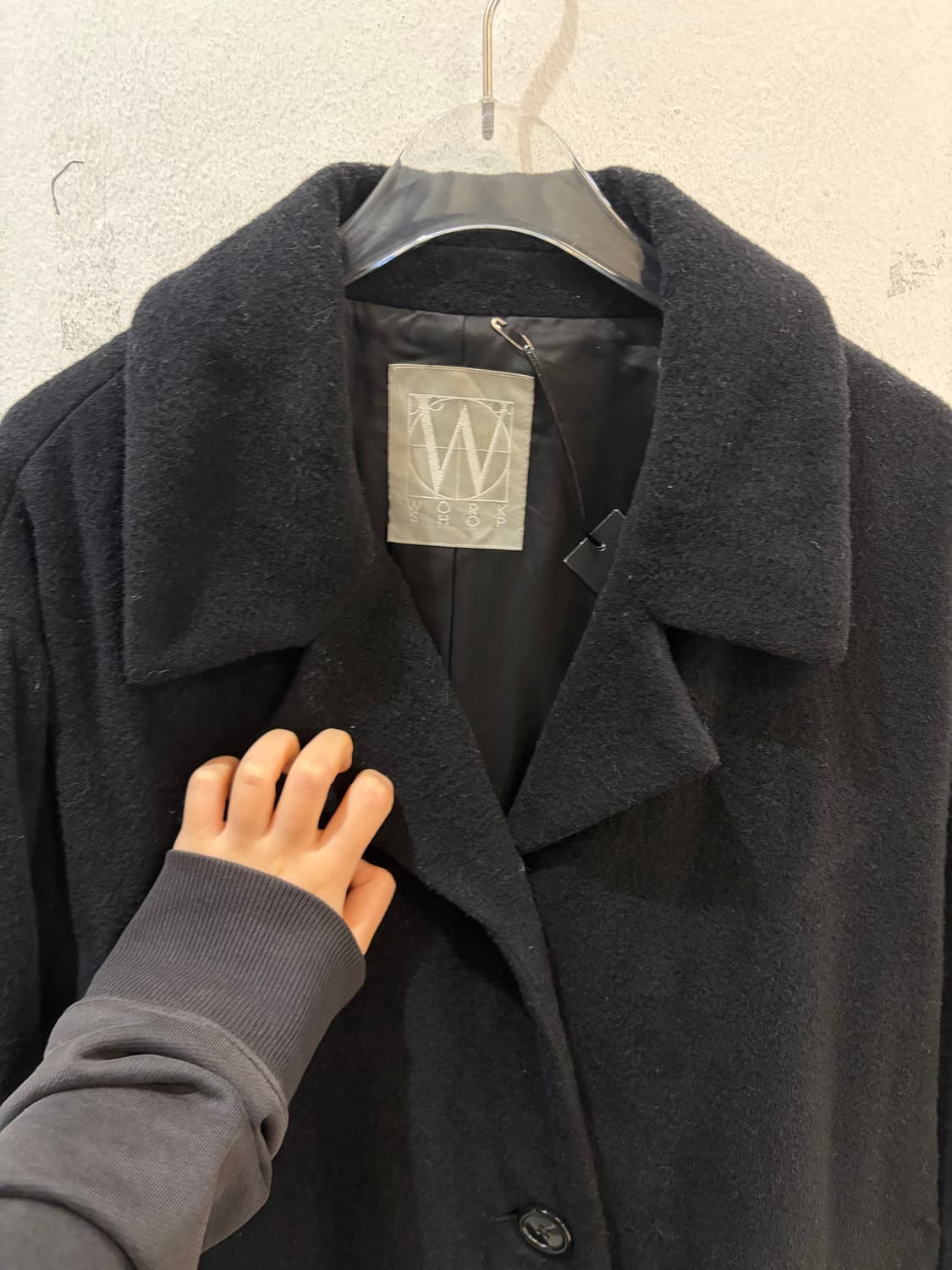 Workshop by Yohji Yamamoto Long Black Wo 상품이미지4