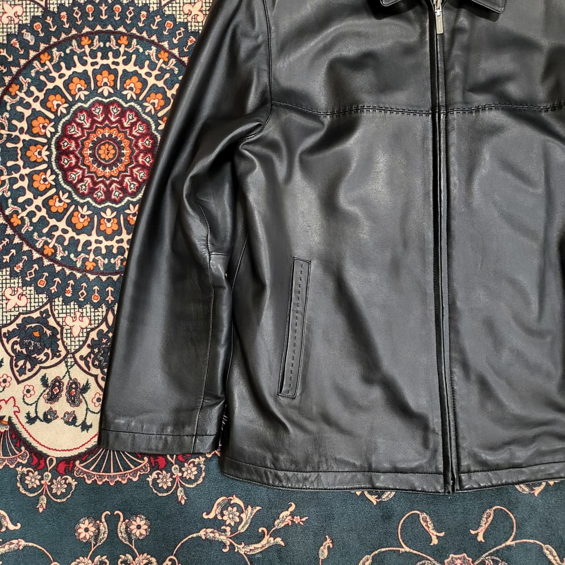 Nottinghill 레더 자켓 (100) 상품이미지4