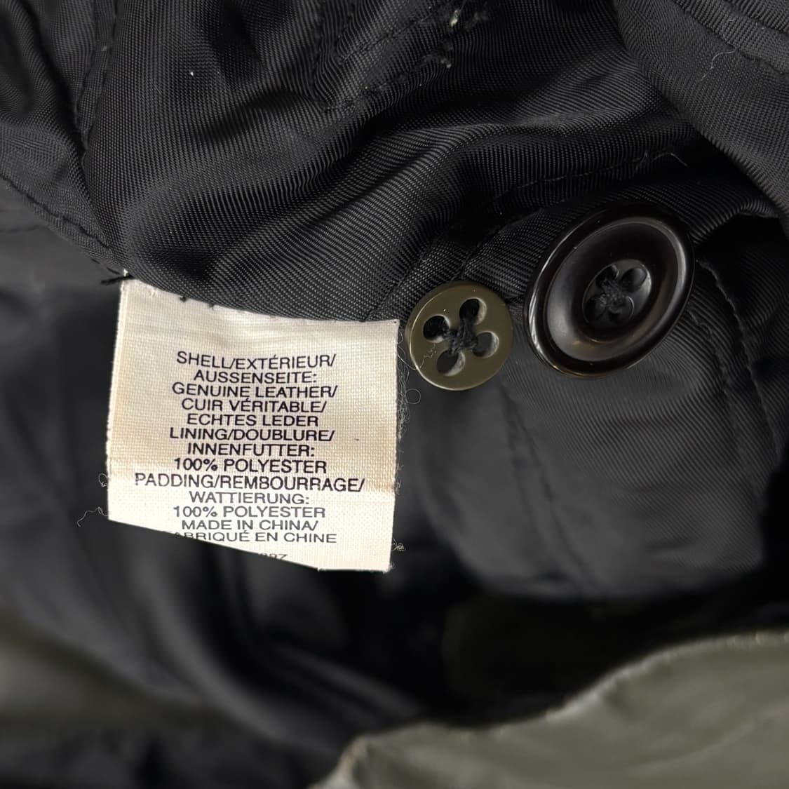 올드 갭 레더 자켓 상품이미지6