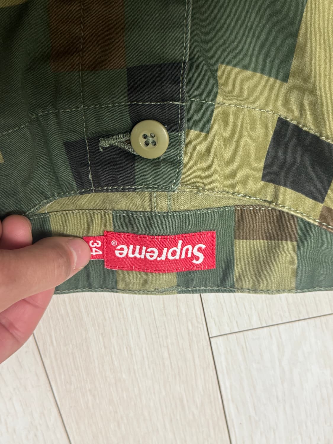 슈프림 디지 카모 팬츠 34 사이즈 (새상품) 상품이미지2