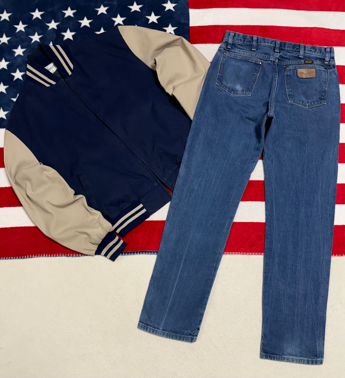 USA 빈티지 바시티 스타디움 자켓 Varsity jacket  상품이미지10