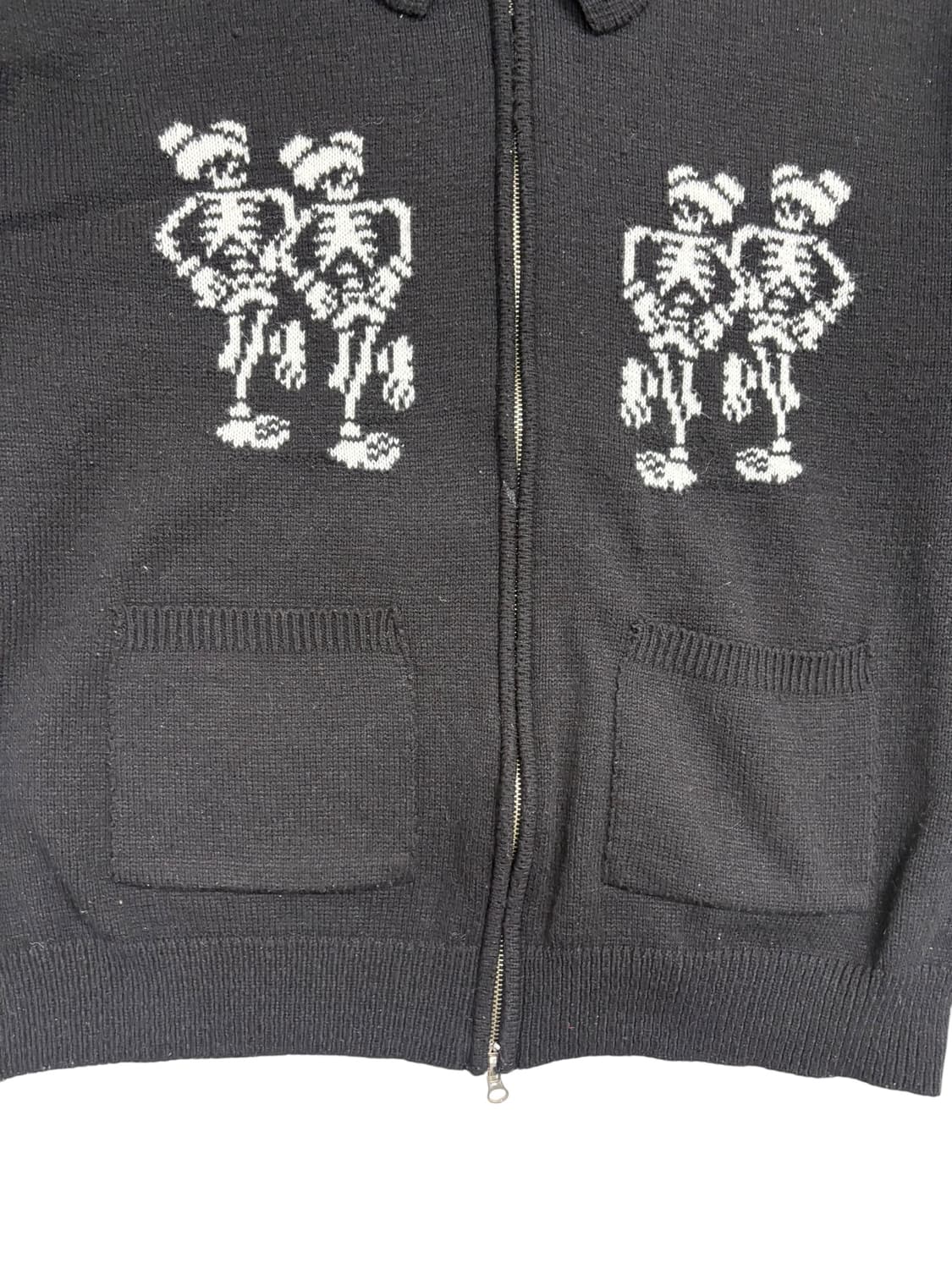 나이스고스트클럽 니트 집업 상품이미지5