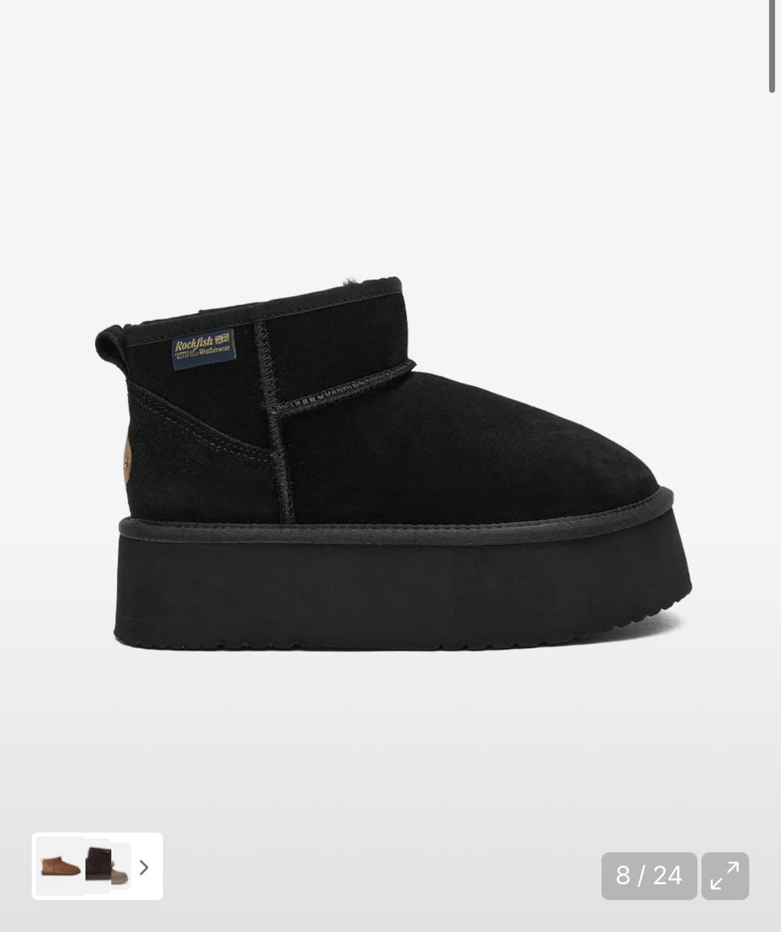 락피쉬언더웨어 어그 240 BLACK 상품이미지1