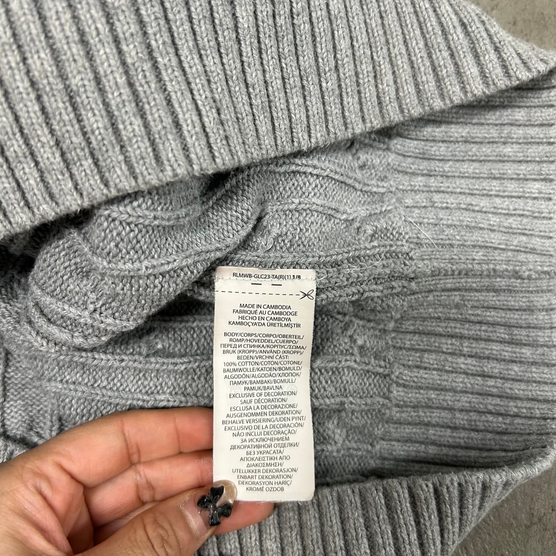 폴로 니트조끼[1354] 상품이미지6