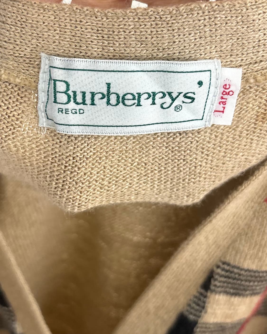 버버리 노바 체크 니트 베스트 상품이미지7