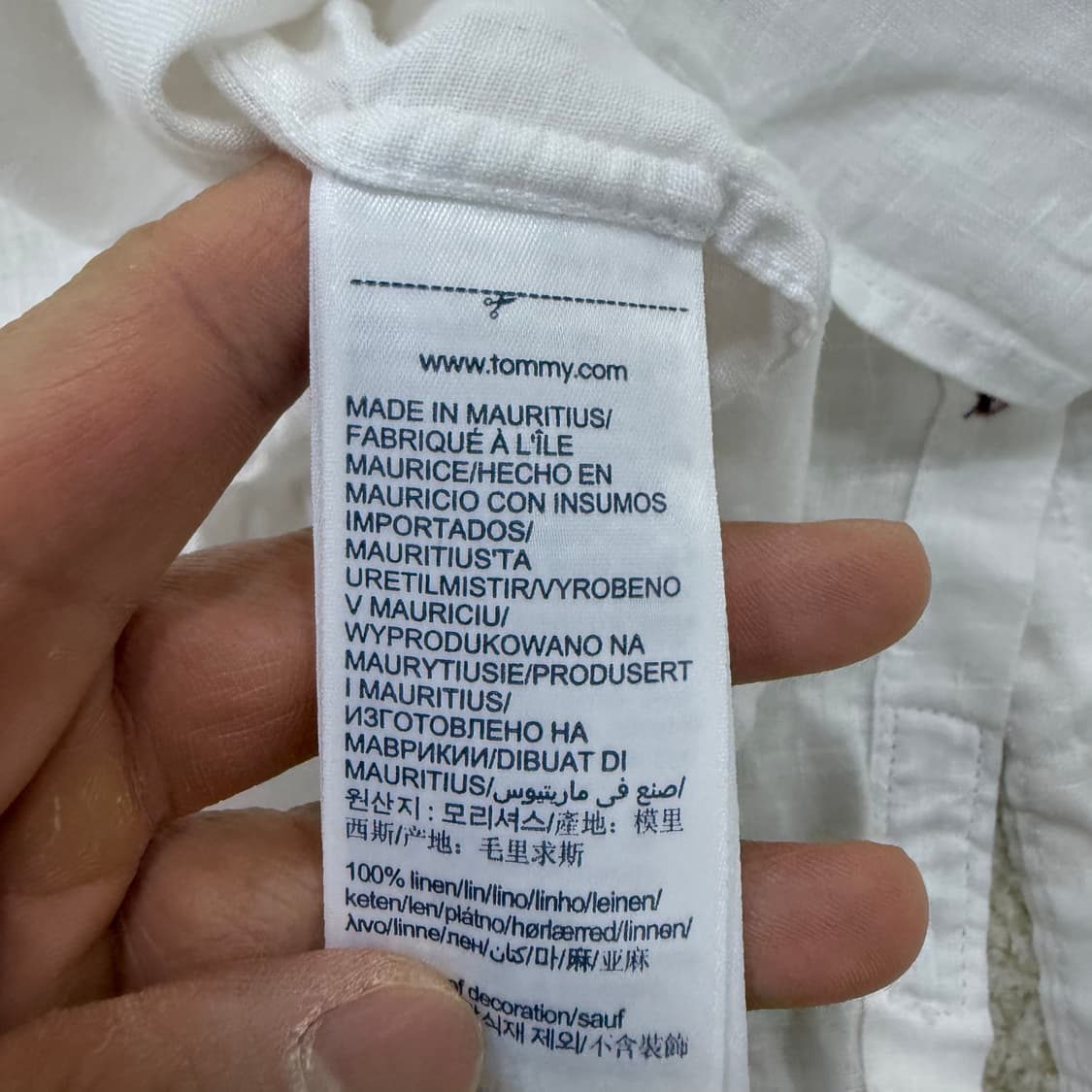 34 타미힐피거 린넨 셔츠 0209T 상품이미지4