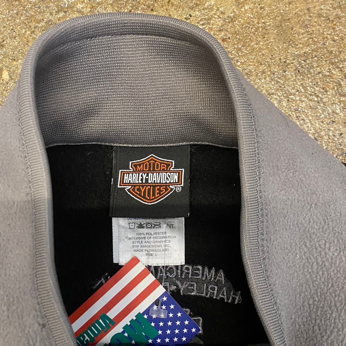 미국 빈티지 할리 데이비슨 플리스 집업 후리스 상품이미지7