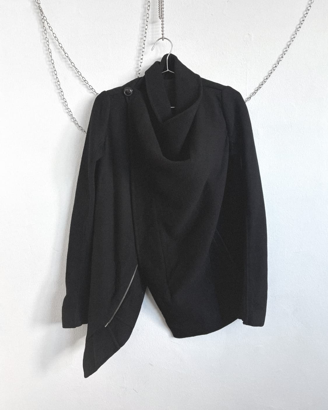 rare* 릭오웬스 파리 익스클루시브 캐시미어 하이넥 드레이프 코트 상품이미지4