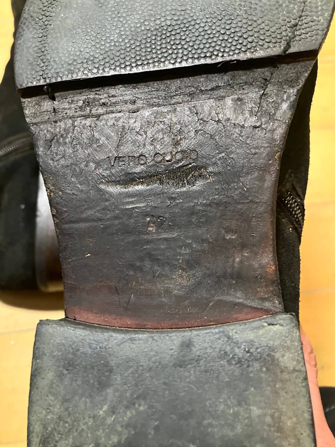 Japanese 하드 드레이프 스웨이드 부츠 42 (270) 상품이미지7