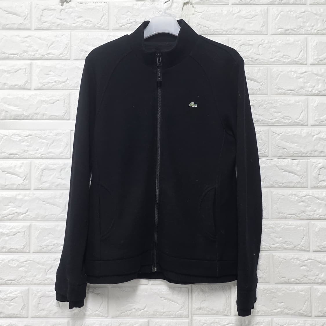 라코스테 블랙 집업 자켓 S 상품이미지1
