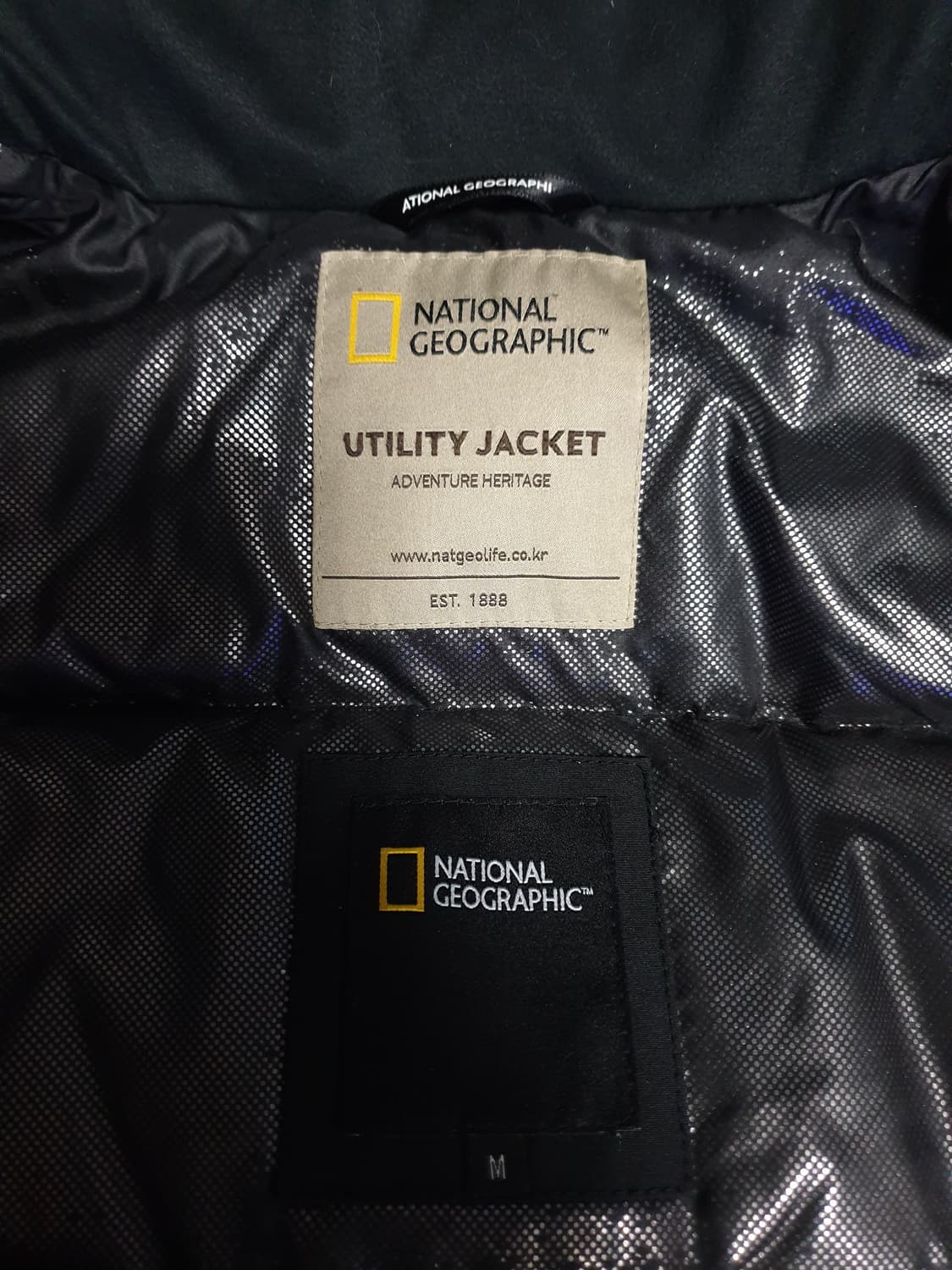 내셔널지오그래픽 유틸리티 덕다운 타루가 패딩 자켓 블랙 (M) 상품이미지5