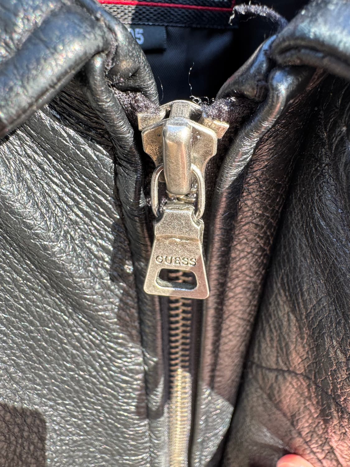 00s 게스 레더 자켓 상품이미지6