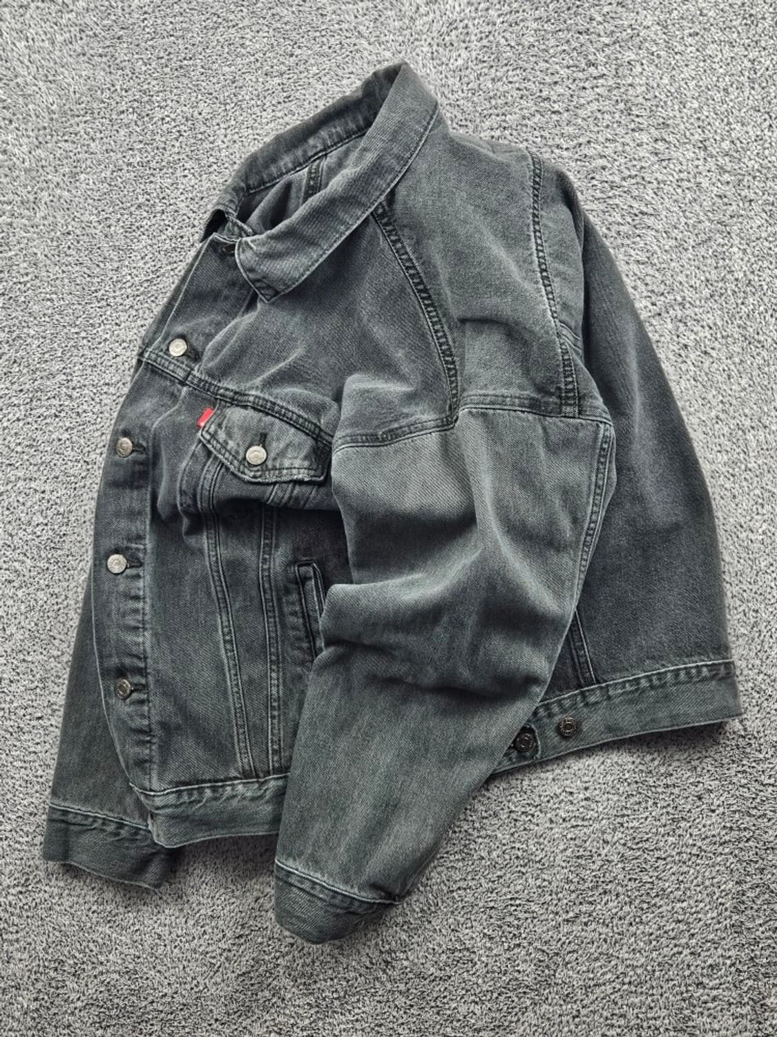 리바이스 그레이 데님 트러커 자켓 ( M ) / 11582 상품이미지3