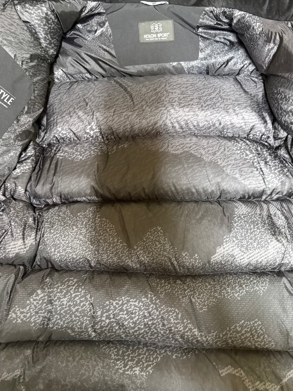 코오롱스포츠 안타티카 남성 블랙 패딩 95  상품이미지4