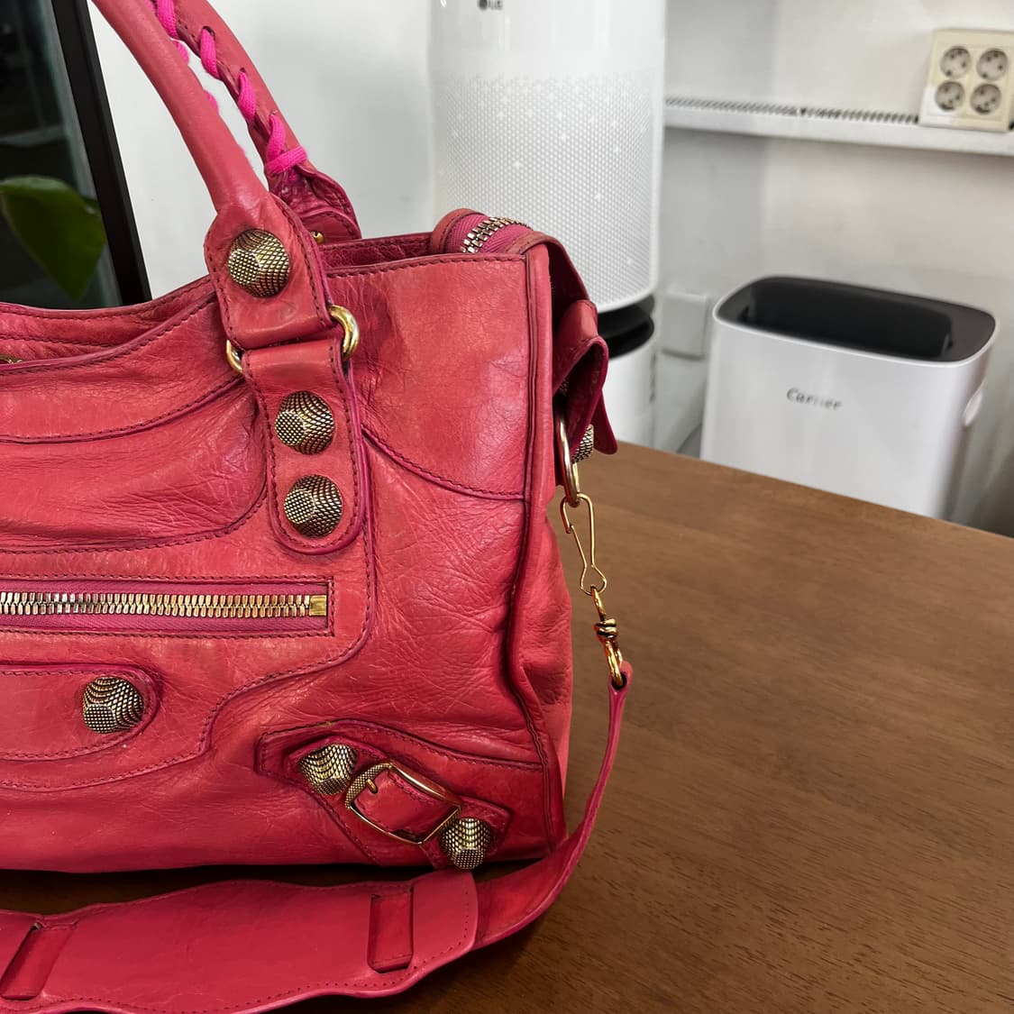 발렌시아가 자이언트 시티백 모터백 상품이미지5