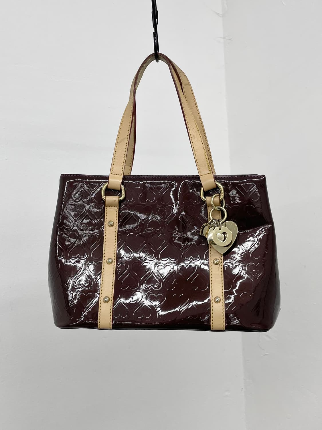 러브캣 하트 페이던트 키링 숄더백🍩 상품이미지1