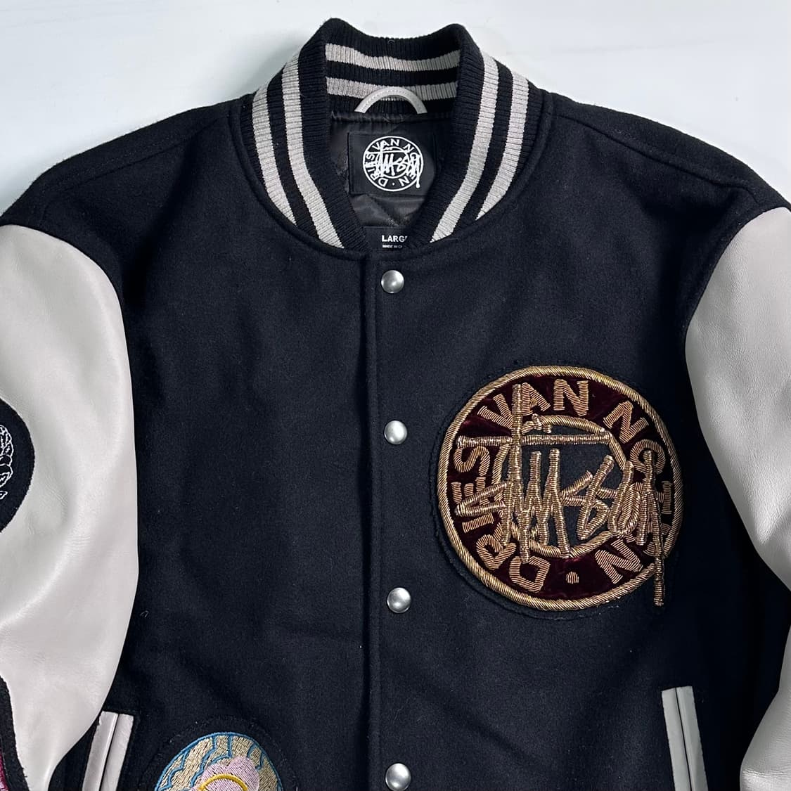 스투시 x 드리스반노튼 바시티 자켓 상품이미지2