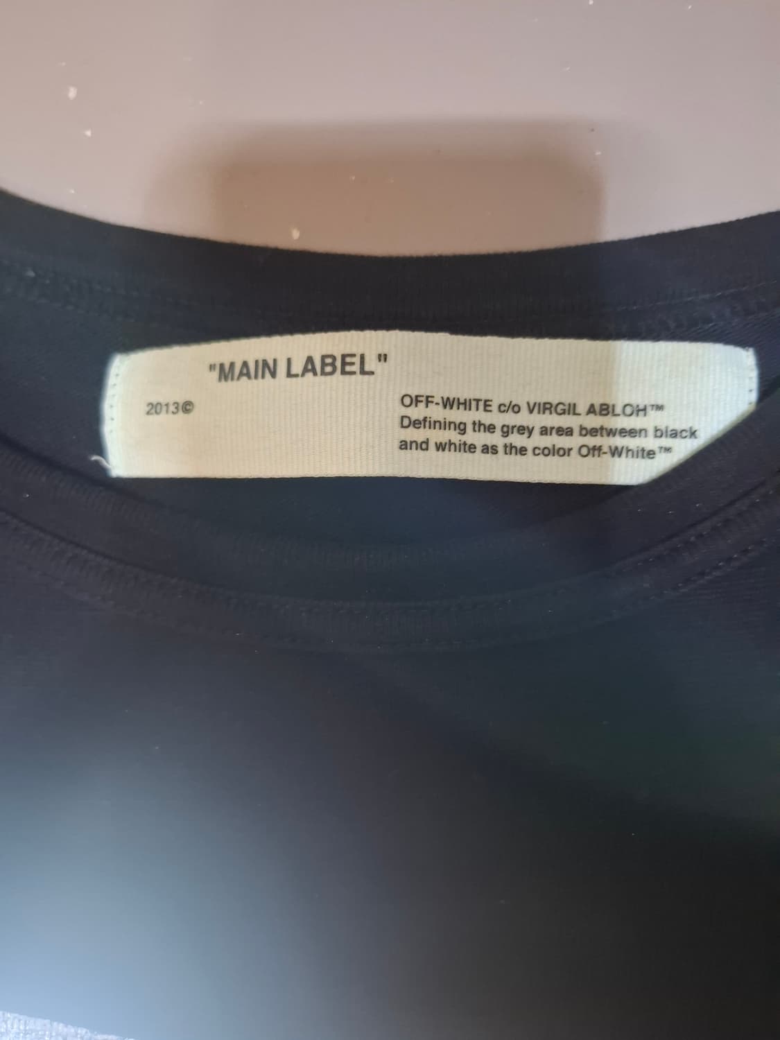 오프화이트 모나리자 남자 오버핏 반팔 티셔츠 상품이미지3