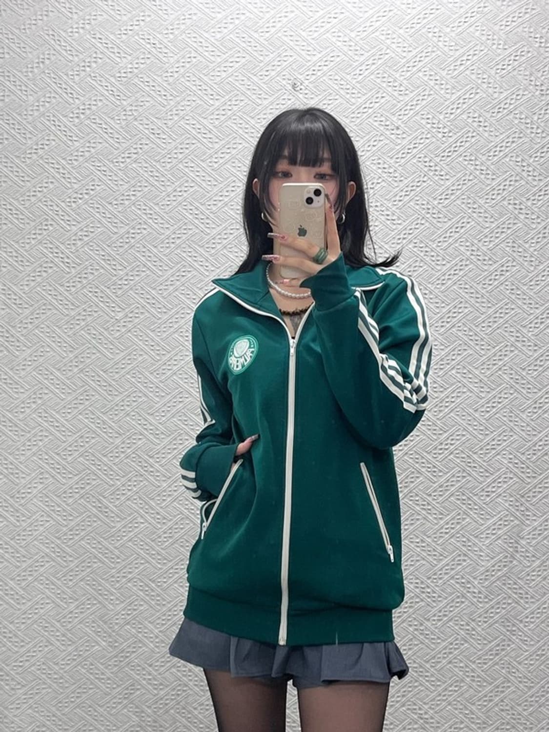 아디다스 팔메이라스 올드스쿨 딥그린 져지 집업 95 C11710 상품이미지1
