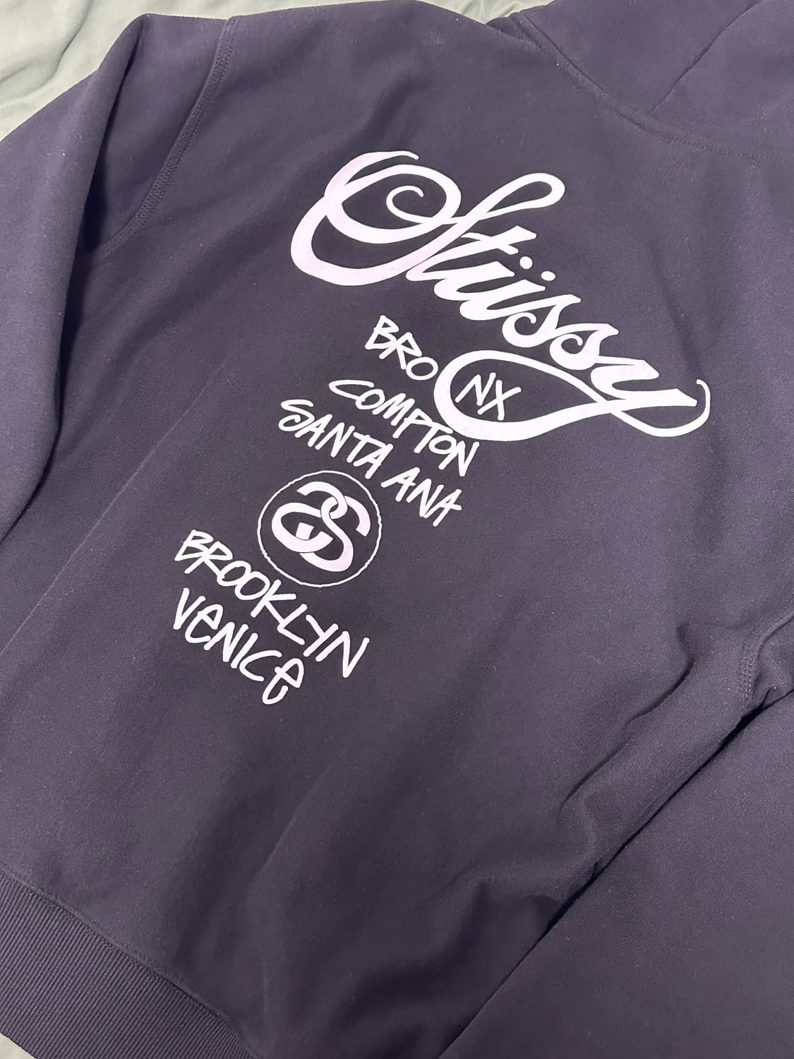 [XL] 스투시 월드투어 후드 집업 상품이미지2