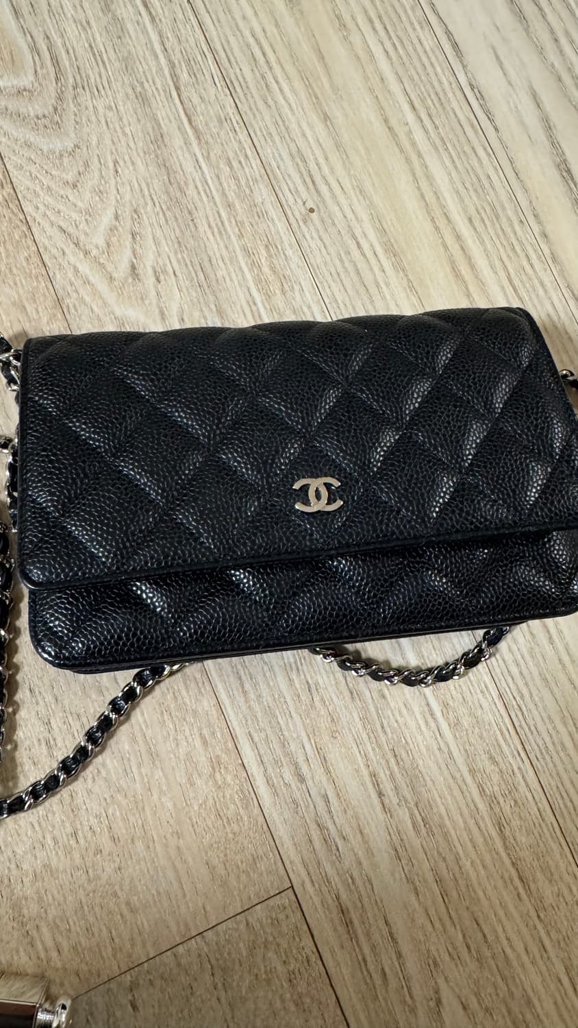 샤넬 woc 은장 캐비어 블랙 상품이미지6