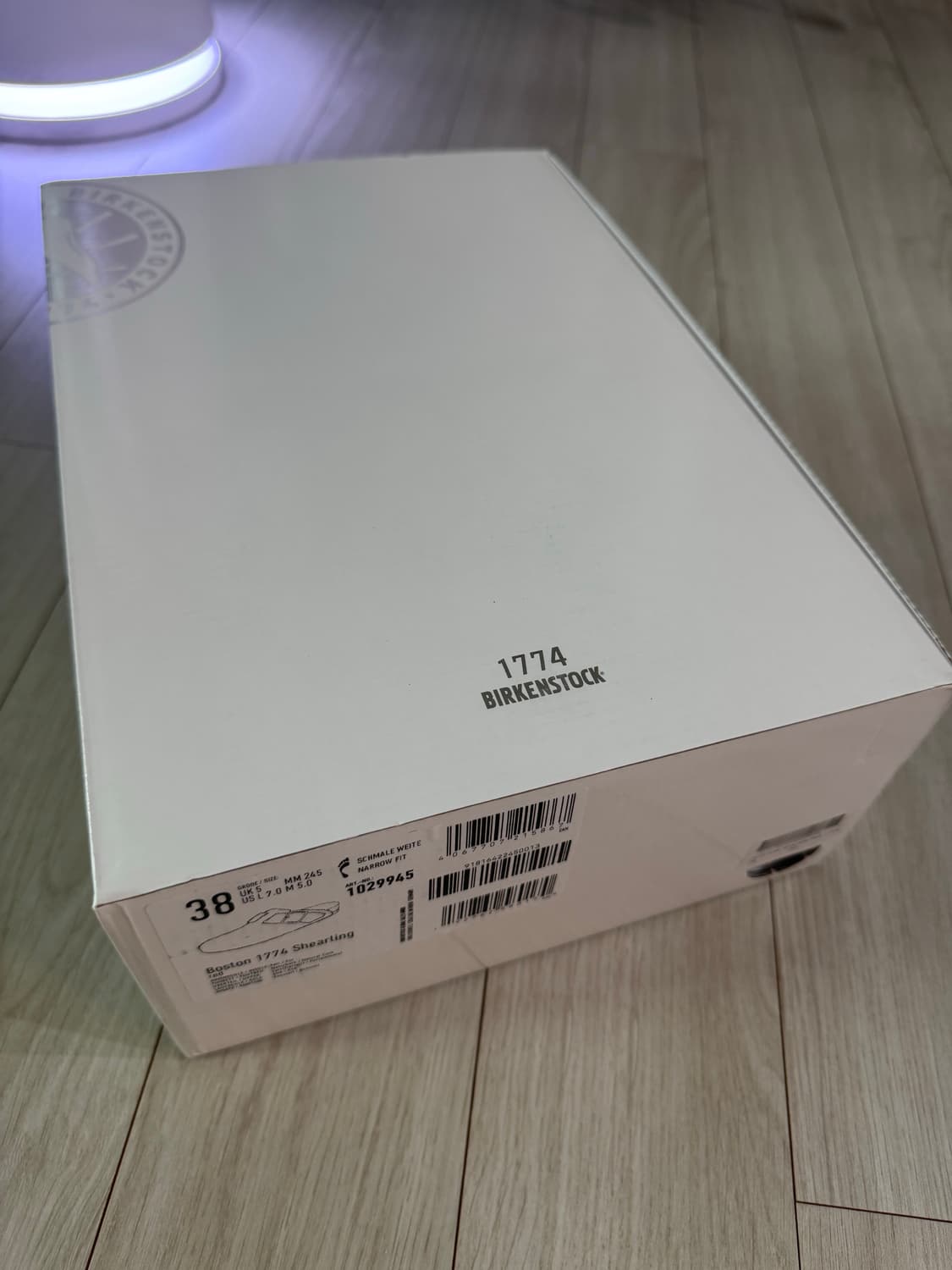 (새제품)버켄스탁 보스턴 1774 시어링 그린 (한정판) 37 상품이미지10