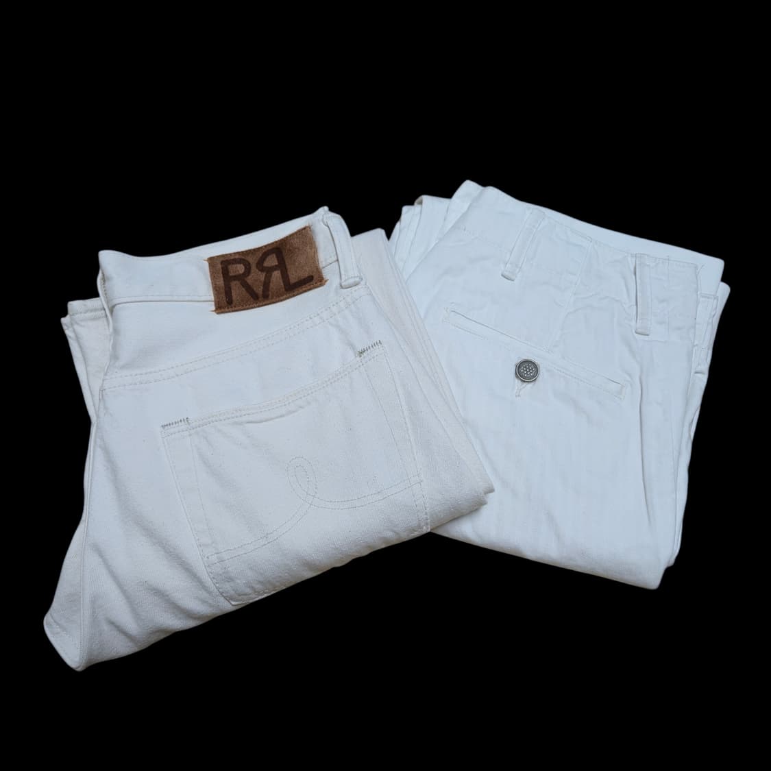 [28x30] RRL 더블알엘 빈티지 파이브 포켓 데님 팬츠 에크루 상품이미지8