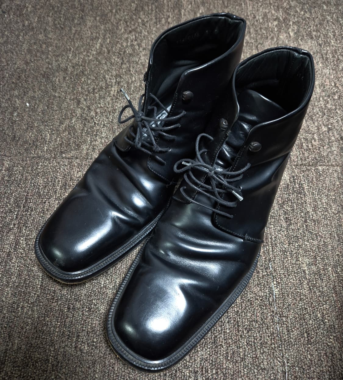 구찌 레이스업 부츠 홍창 290(11d) 상품이미지1