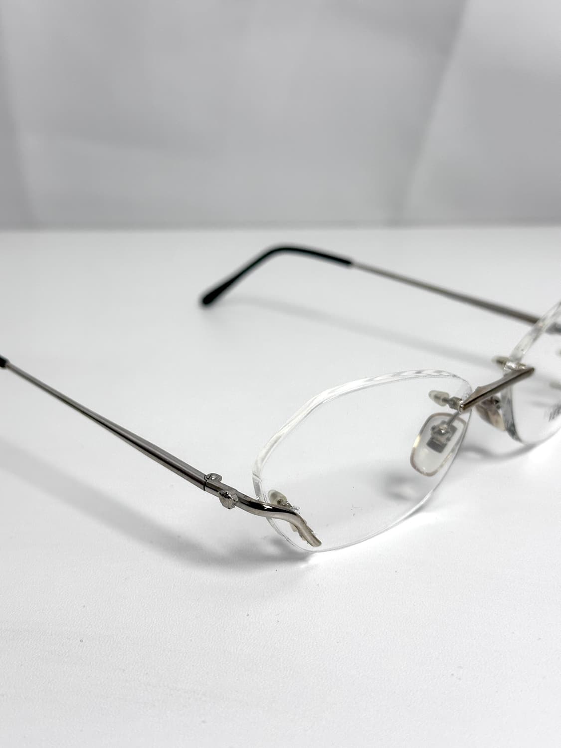 Versace 베르사테 무테 메탈 안경 실버 상품이미지7