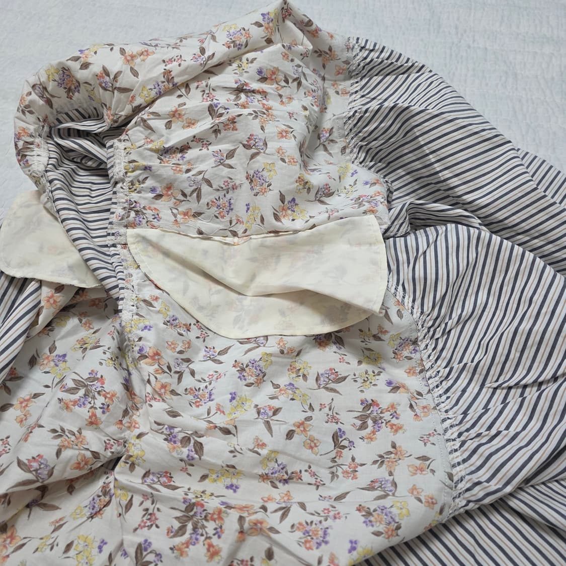 스즈코 모리걸 패치워크 원피스 상품이미지4