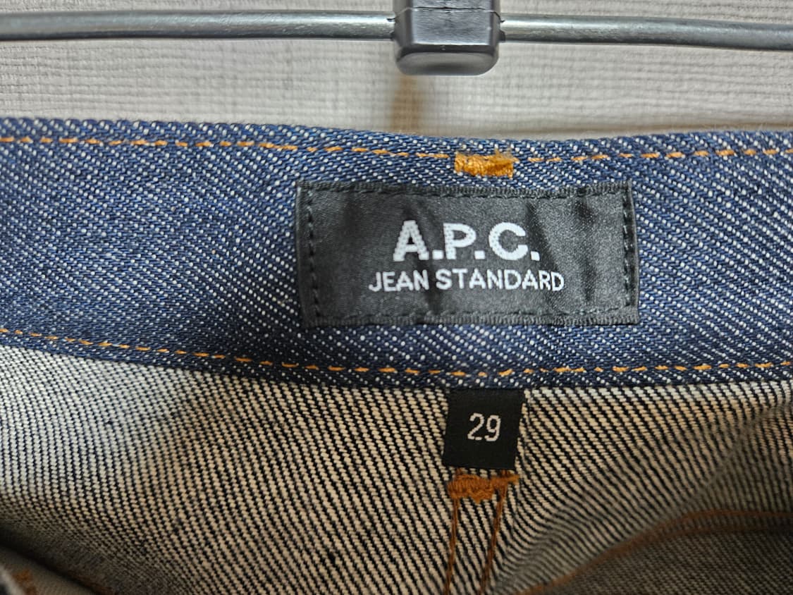 apc 아페쎄 진스탠다드 생지 데님 셀비지 29 상품이미지5