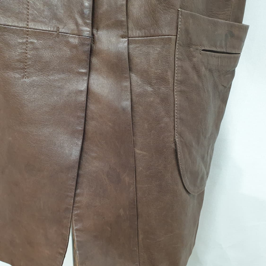 G.BOTTICELLI 양가죽 빈티지 베스트 66-77 상품이미지4