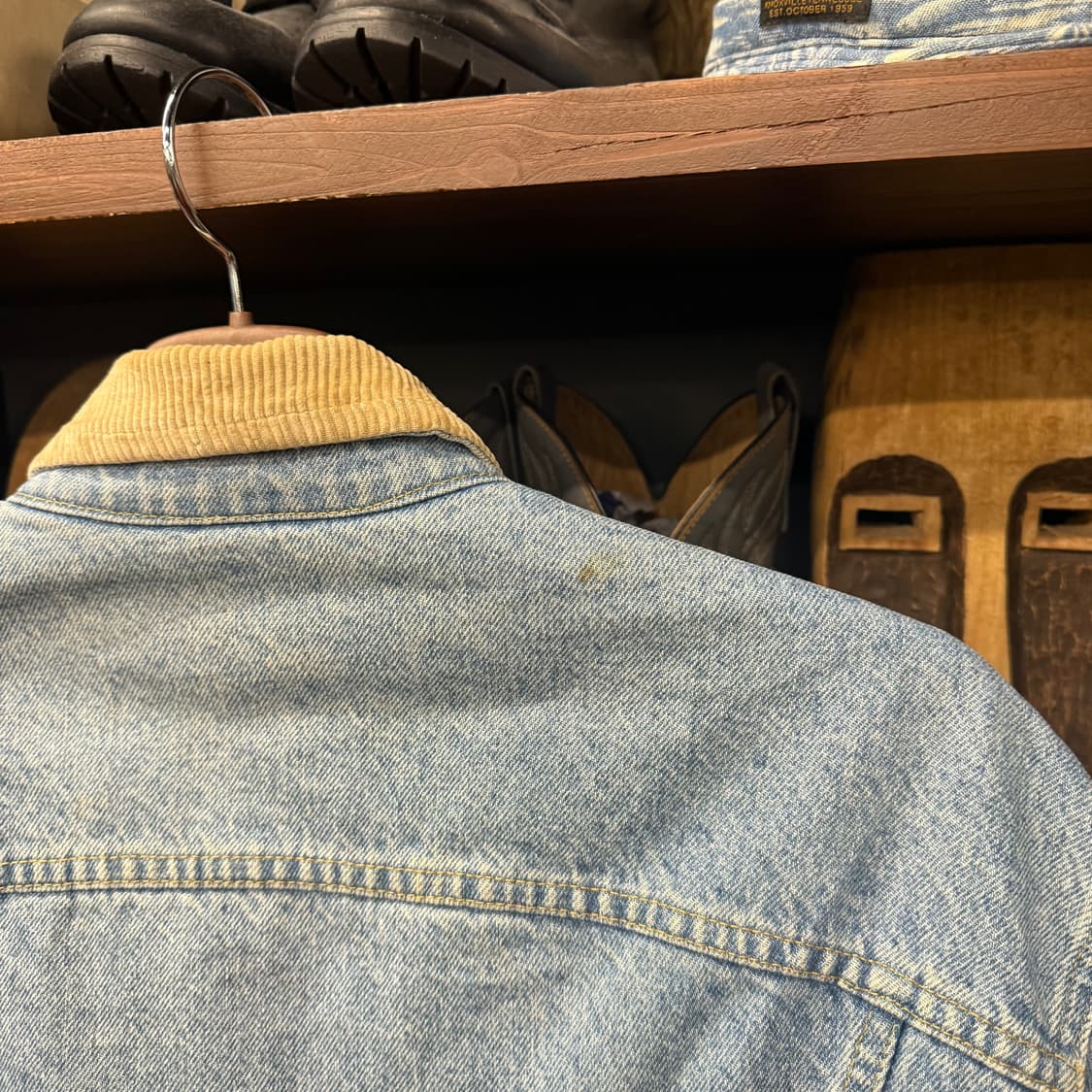 90s LEE 빈티지 리 101J 스톰 라이더 블랭킷 데님 자켓 N000 상품이미지8