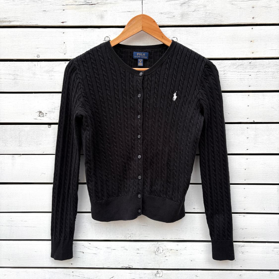 Polo 폴로 케이블 꽈배기 니트 가디건 상품이미지1