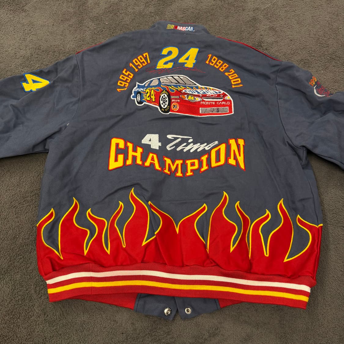 아메리칸 빈티지 듀퐁 플레임 모터사이클 레이싱 자켓 상품이미지4