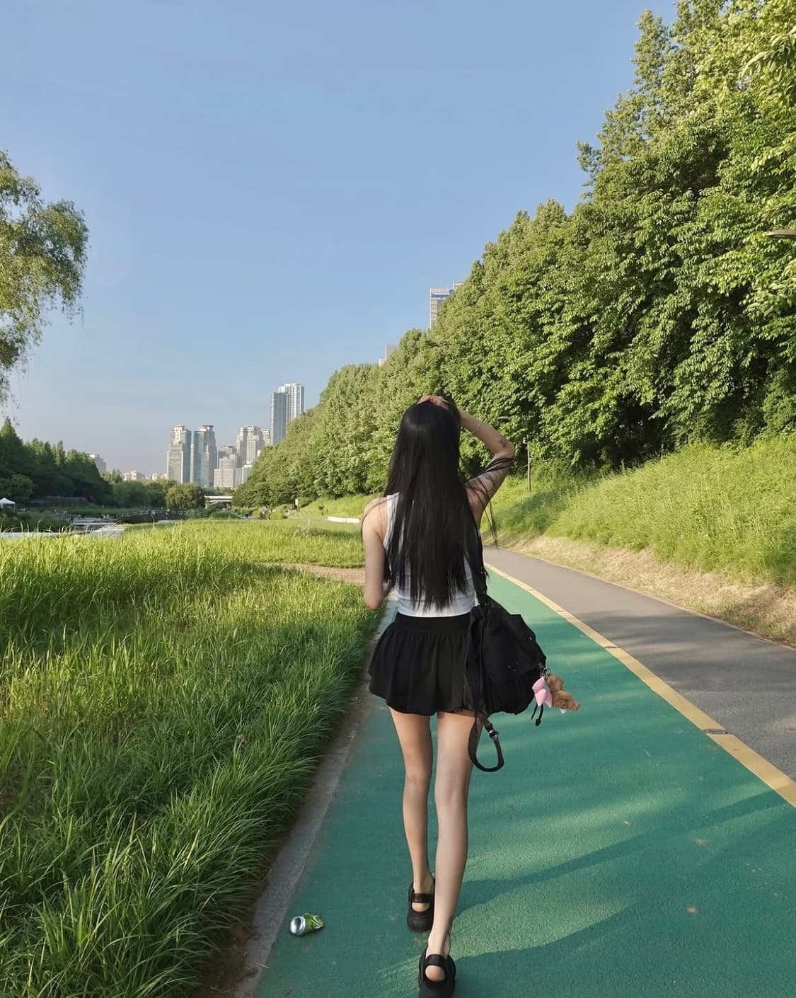 (새상품) 페일제이드 에슬레틱 스커트 블랙 S 상품이미지6