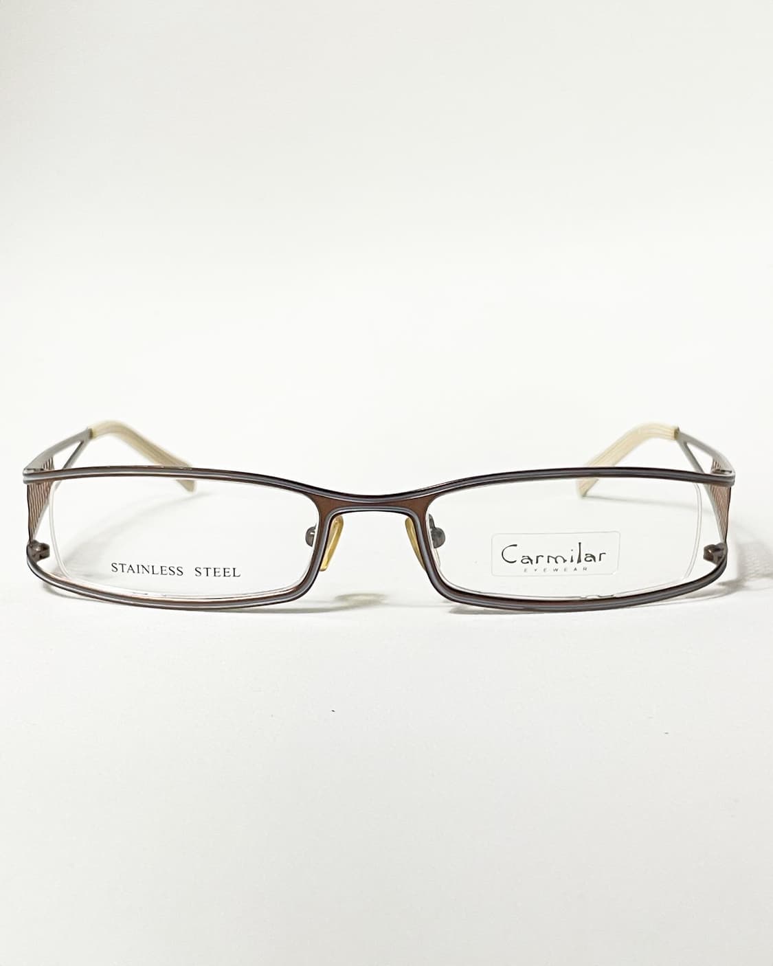 90s 일본제 Carmilar 스퀘어 빈티지 안경 상품이미지1