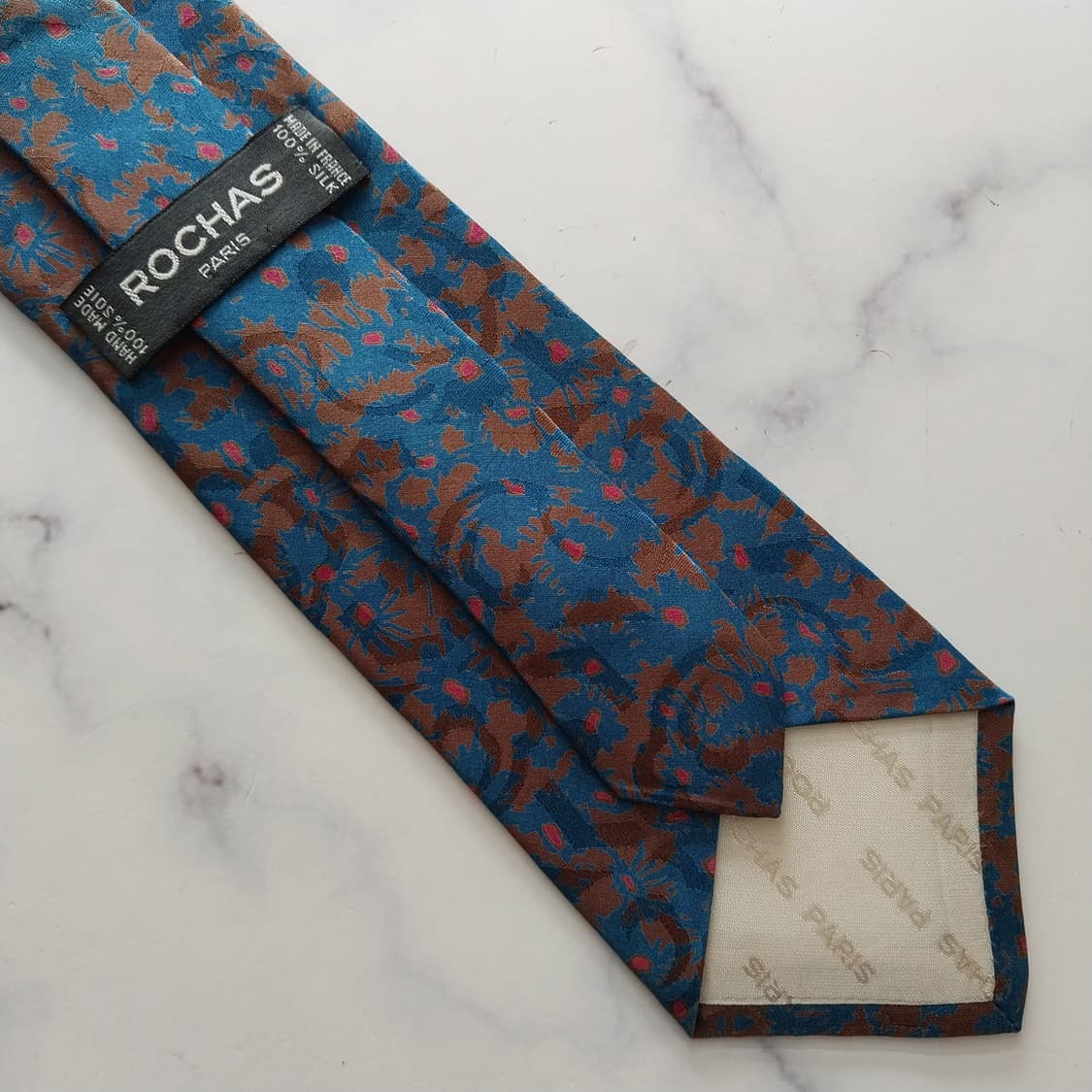 로샤스 실크 플로럴 자카드 넥타이 8.2cm A+등급 K1517
 상품이미지9