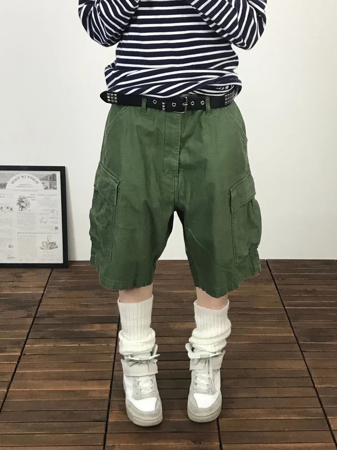 Levi's Green Cargo Shorts 상품이미지1